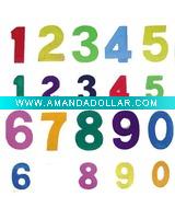Wholesale Wooden numbers,Craft Numbers