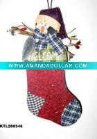 christmas stocking plaque