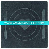 Wholesale slate board with heart like design