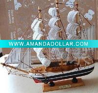 wooden gift ship