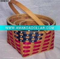 handmade wood basket