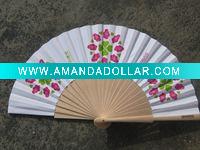 Wholesale wooden fan for gift