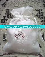 linen handmade gift bag