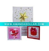 Wholesale 2011 fancy cardboard greeting card dispay