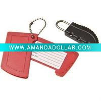 Wholesale red soft pvc luggage tag
