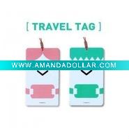 Wholesale Soft PVC luggage Tag/travel tag/cute luggage tags