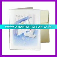 handmade rabbit year greeting card