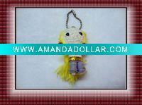 Wholesale Fashion String Voodoo doll keychain