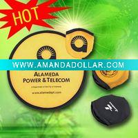 Wholesale colorful Promotion foldable frisbee