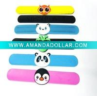 Wholesale Animal 3D Silicone Slap Bracelet