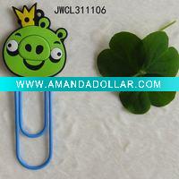 Soft pvc notebook, bookmark, pvc clips