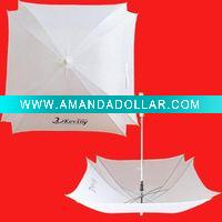 square advertising umbrella