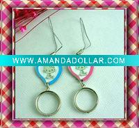 Wholesale heart key ring pendant as gift and promotion product.