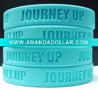 Wholesale Debossed silicone bracelet
