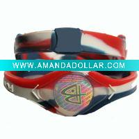 Wholesale Fashion power bracelet silicone sports bracelet