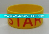 Wholesale 1 inch Silicone Bracelet