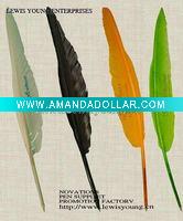 Wholesale promotional feather gift pen