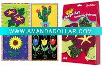 Wholesale Crepe Art Sandstone Painting--Flower(09D-02)