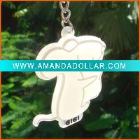 Wholesale pvc Mobile keychain