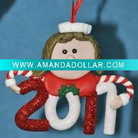Wholesale Handicraft Christmas decoration of Polymer clay