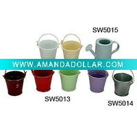 Wholesale metal mini bucket and mini watering can