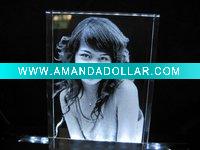 High Quality 3D Laser Crystal Photo Frame