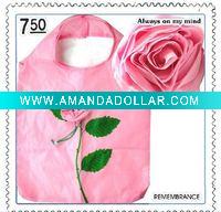 Folded shopping bag