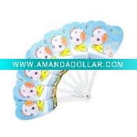 Wholesale fashion PP plastic fan