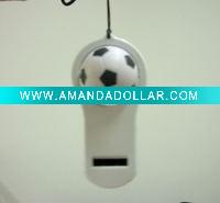 HY1411 Football Plastic promotional whistle (HOT SELL)