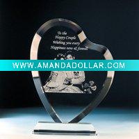 High Quality 3D Laser Crystal Photo Frame