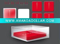 Wholesale paper coaster set