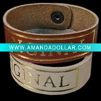 Wholesale Fashion leather wristband WF002