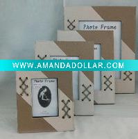 Wholesale promotion leather photo frame