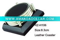 Wholesale Leather Coaster
