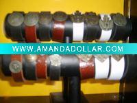 Wholesale fashion leather bracelet,genuine leather bracelets,cow leather bracelet