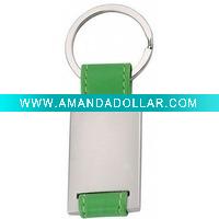 Wholesale promotional leather keyring