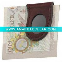 Wholesale new leather money clip