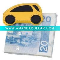 Wholesale car shape leather money clip