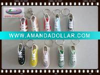 Wholesale mini shoes keychain for gift