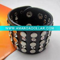Wholesale 2011 fashion leather bracelet