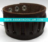 Wholesale Woven Braided Genuine Leather Bracelet