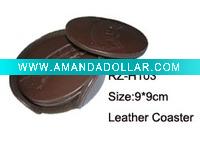 Wholesale Leather Coaster