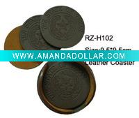 Wholesale Leather Coaster