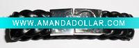 Wholesale Magnet Braided Leather Bracelet