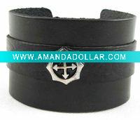 Wholesale Wide Genuine Leather Bracelet