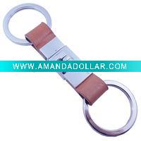 Wholesale New Style Metal Real Leather Key Holder