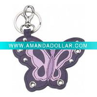 Wholesale leather fashion keychain
