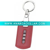 Wholesale Promotional leather keychain