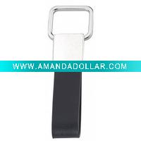 Wholesale promotional leather keychain