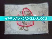 Wholesale pvc card holder,plastic badge holder,leather card case